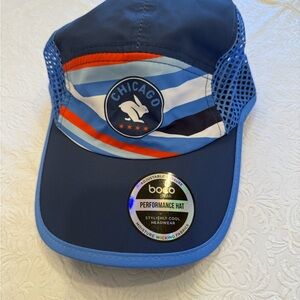 Rabbit——Chicago Performance Hat in Navy, Light Blue & Orange